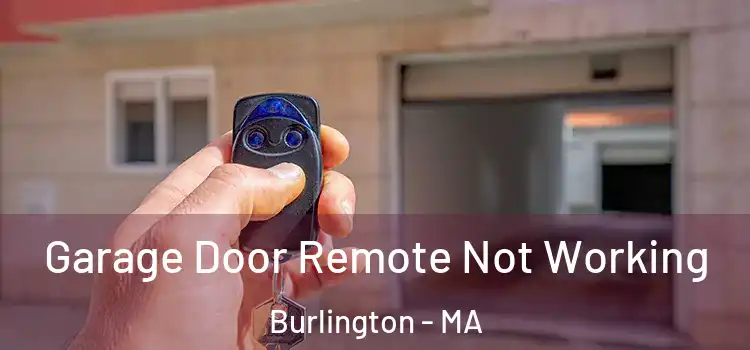  Garage Door Remote Not Working Burlington - MA